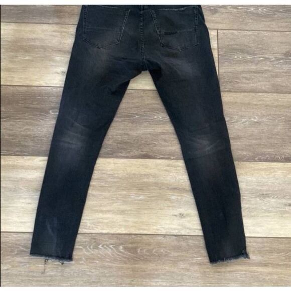 OneTeaspoon Freebirds II High Wiast Skinny Denim Jeans Black Punk … - Picture 6 of 11